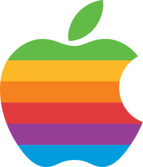 Logo arcoiris de Apple